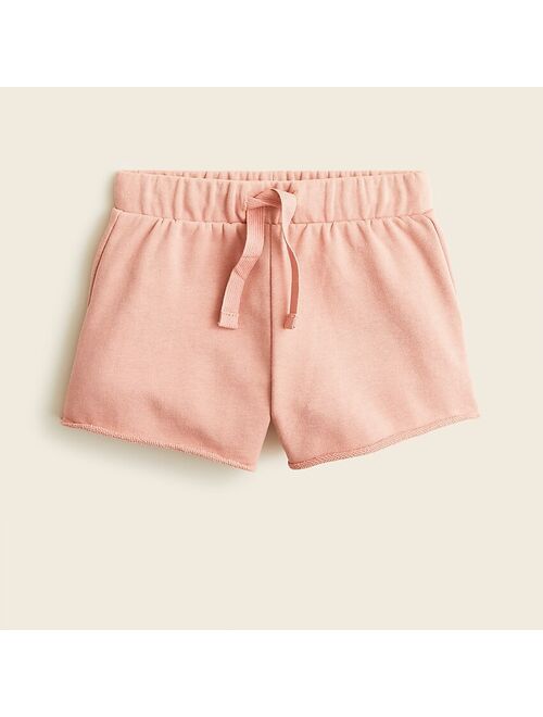 J.Crew Girls' cut-off short in french terry