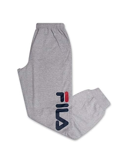 Mens Big and Tall Joggers Sweatpants Athletic Logo Fleece Sweatpant with Pockets
