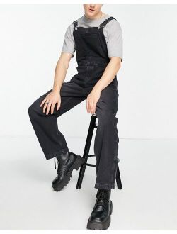 rodeo overalls in washed black