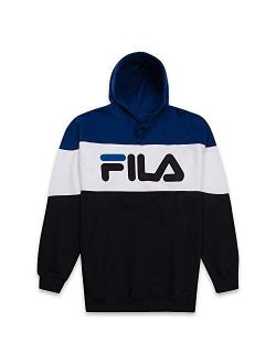 Mens Big and Tall Colorblock Pullover Hoodie