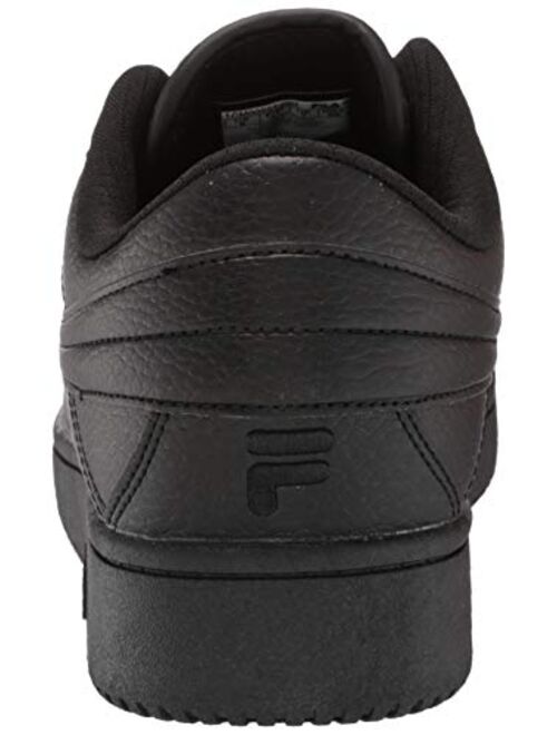 Fila Men's Faux Leather Low Top Sneaker