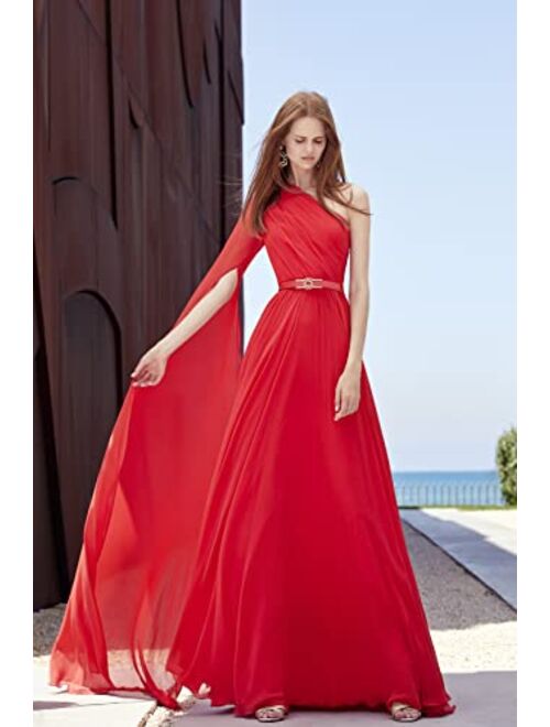 Elie Saab Silk Chiffon Long Dress For Prom