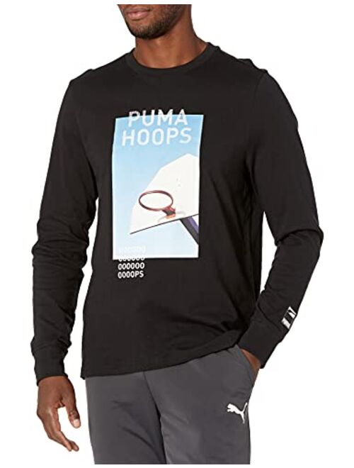 PUMA Men's Graphic Long Sleeve Tee