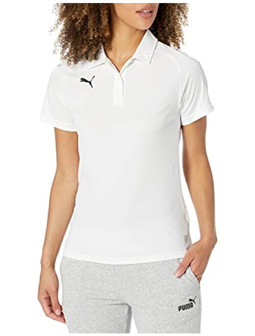 PUMA Women's Liga Sideline Polo T-shirt with Collar