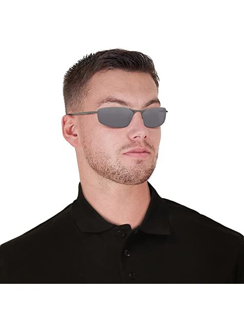 Oakley Men's Oo4141 Whisker Oval Sunglasses
