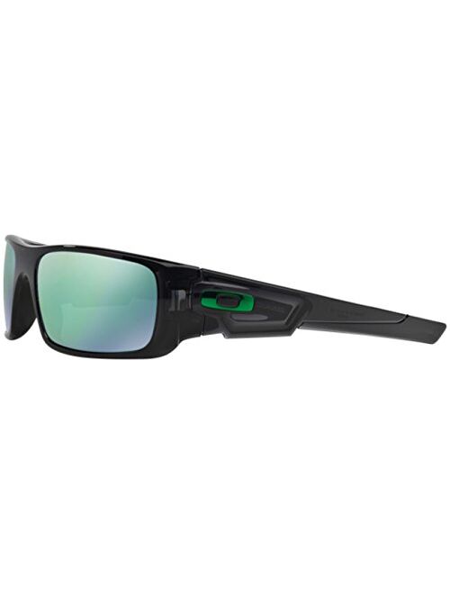 Oakley Crankshaft Sunglasses Black Ink/Jade Irid, One Size