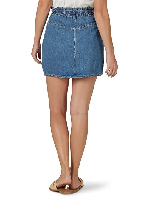 Lee Paper Bag Mini Skirt Regular Fit High-Rise