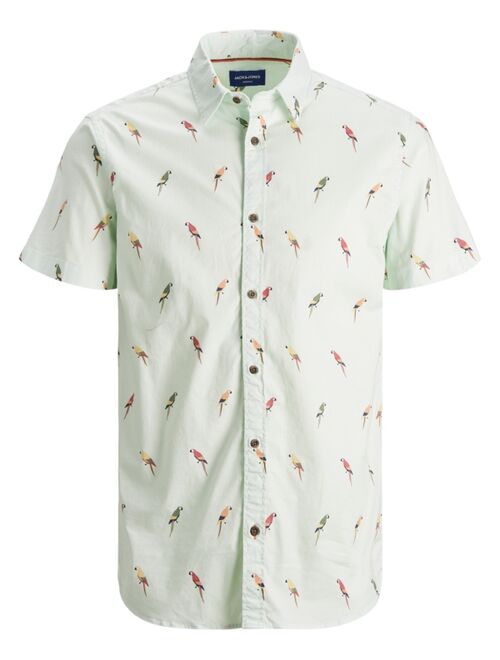 Jack & Jones Men's Playa Bird Printed Shirt