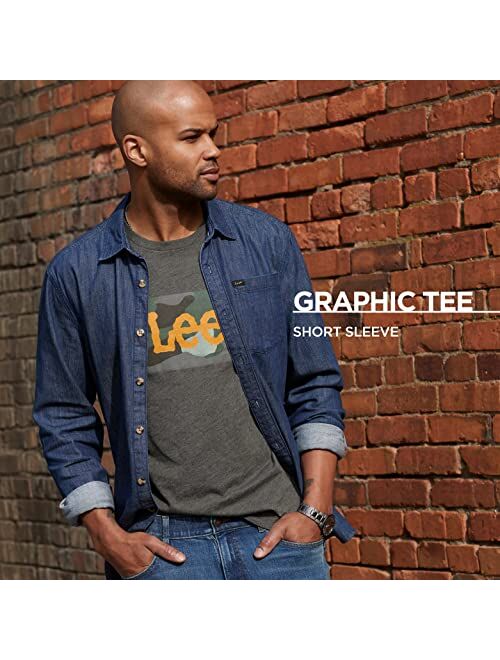 Lee Men's Short Sleeve Graphic T-Shirt