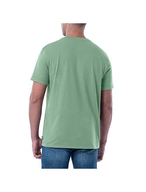 Lee Men's Short Sleeve Soft Washed Cotton Henley T-Shirt
