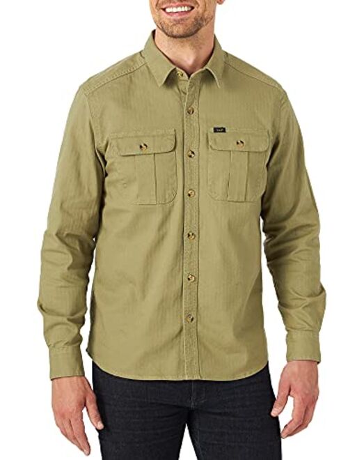 Lee Men's Working West Relaxed Fit Long Sleeve Shirt