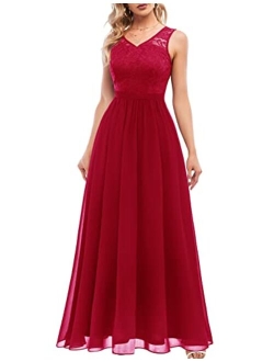DRESSTELLS Womens Formal Bridesmaid Dress, Evening Gown for Prom Wedding Party