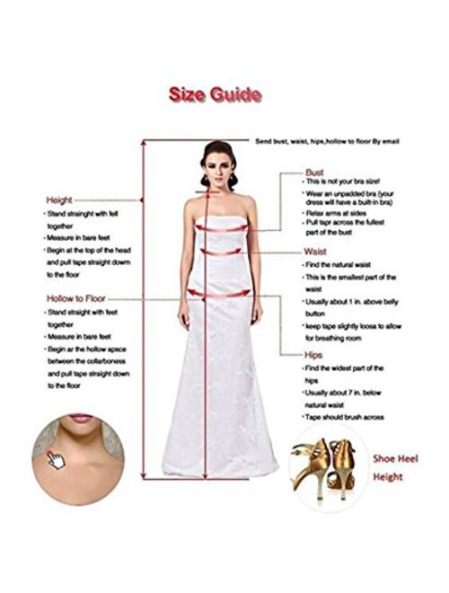 Women's Lace Applique Prom Dresses Long Spaghetti Straps Ball Gown Tulle Formal Evening Party Gowns