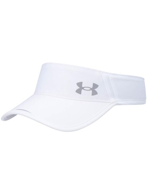 Under Armour Men's White Launch Run Performance Adjustable Visor