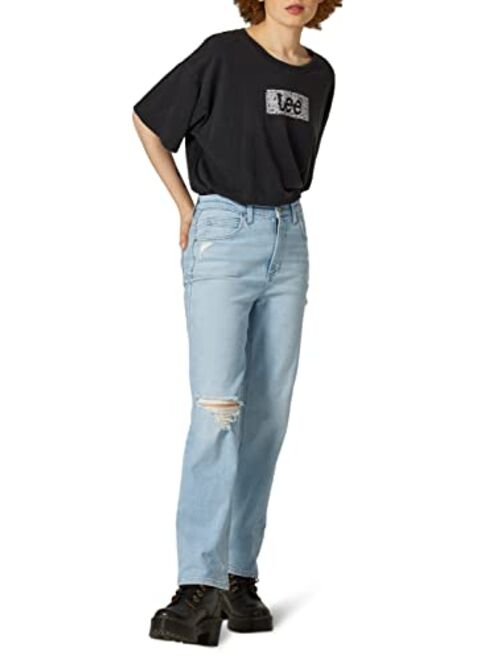 Lee Women's High Rise Straight Crop Jean