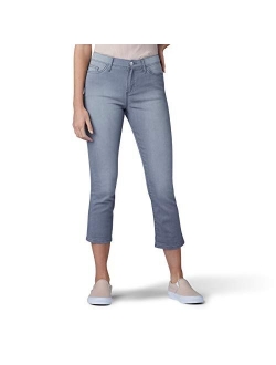 Women's Flex Motion Regular Fit 5 Pocket Capri Jean