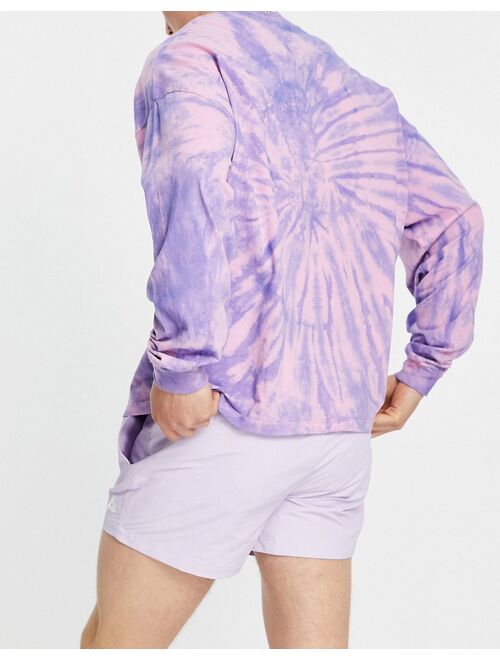 Fila small logo shorts in pastel purple - Exclusive to ASOS