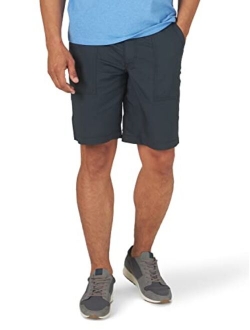Men's Extreme Motion Relaxed Fit Utility Flat Front Short