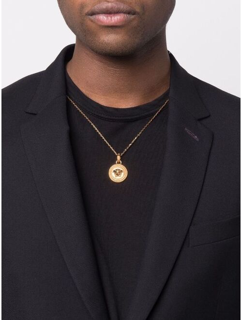Versace Medusa medallion necklace