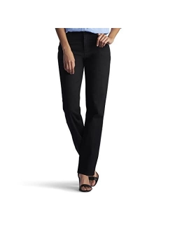 Women's Petite Relaxed Fit All Cotton Straight Leg Jean