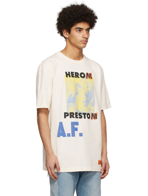 Heron Preston Off-White Cotton T-Shirt