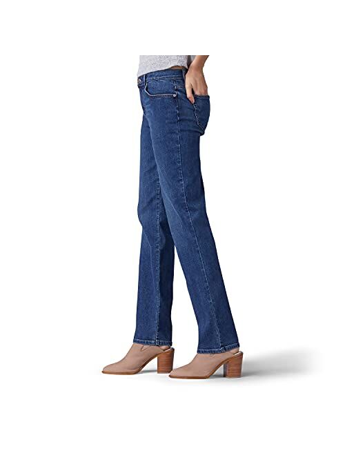 Lee Women's Relaxed Fit Straight Leg Jeans