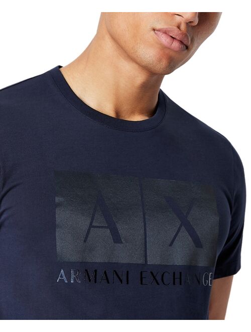 A|X Armani Exchange Men's Box Logo Graphic T-Shirt