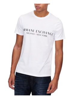 A|X Armani Exchange Men's Milano New York Logo Graphic T-Shirt