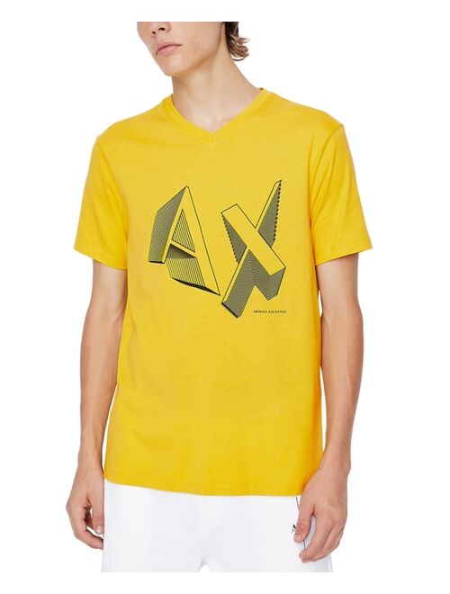 A|X Armani Exchange Men's Block Letter Logo T-Shirt