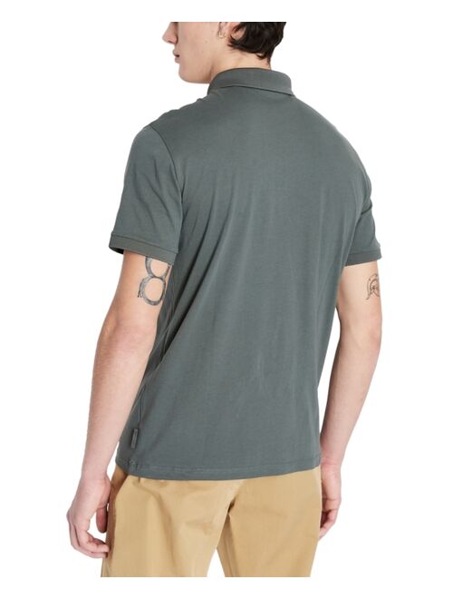 A|X Armani Exchange Men's Milano/New York Regular-Fit Logo-Print Polo Shirt