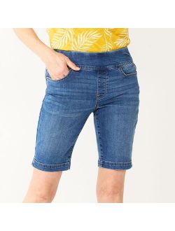 ® Pull-On Bermuda Jean Shorts