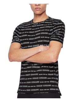 A|X Armani Exchange Men's Allover Logo T-Shirt
