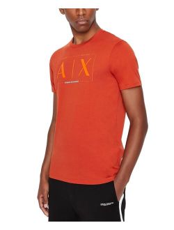 A|X Armani Exchange Men's Slim Fit Boxed Logo T-Shirt