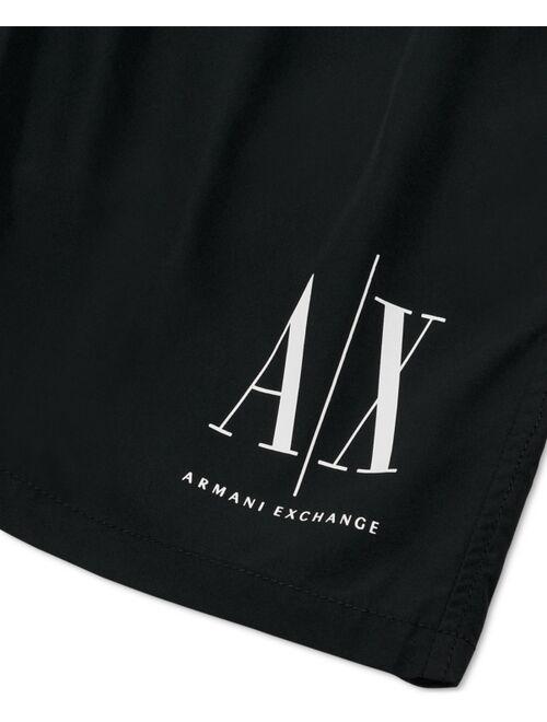 A|X Armani Exchange Men's Drawstring Iconic Logo Swim Shorts
