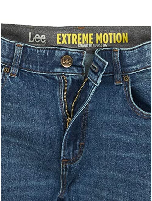 Lee Men's Extreme Motion Bi-Stretch Straight Fit Tapered Leg Jean