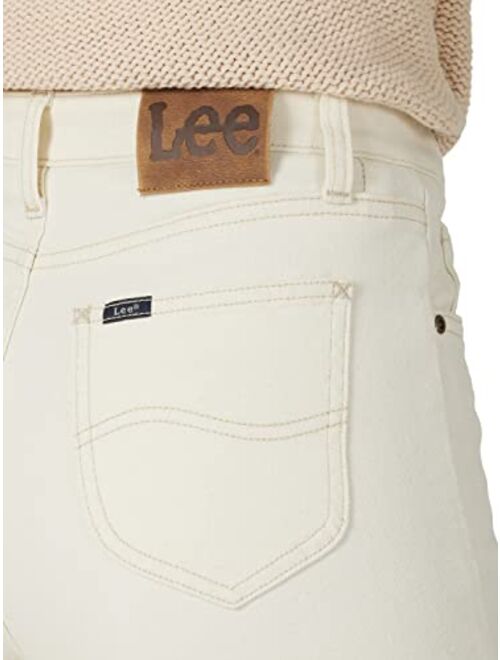 Lee Women's High-Rise Relaxed Fit a Line Crop Jean