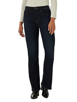 Women's High Rise Mini Flare Jean