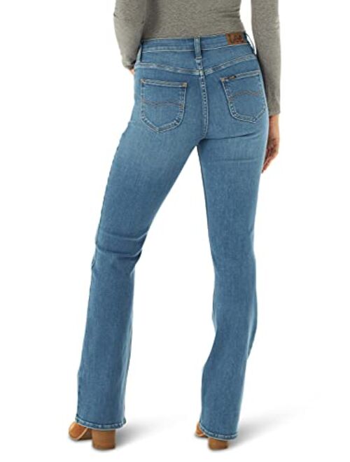 Lee Women's High Rise Mini Flare Jean