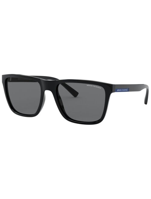 A|X Armani Exchange Armani Exchange Men's Polarized Sunglasses, AX4080S 57