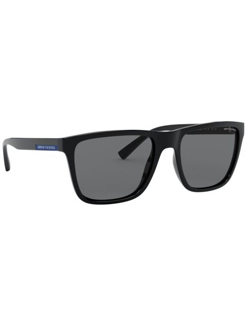 A|X Armani Exchange Armani Exchange Men's Polarized Sunglasses, AX4080S 57