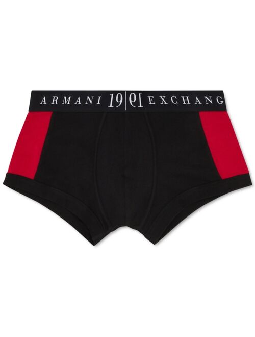 A|X Armani Exchange Men's Stretch Cotton Trunks