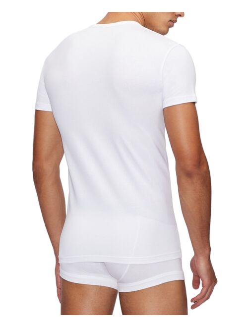 A|X Armani Exchange Men’s Two-Pack Stretch Cotton Fitted Crewneck T-Shirt