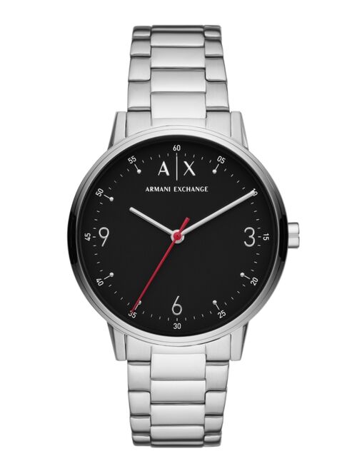 A|X Armani Exchange Men's Cayde Stainless Steel Bracelet Watch 42mm