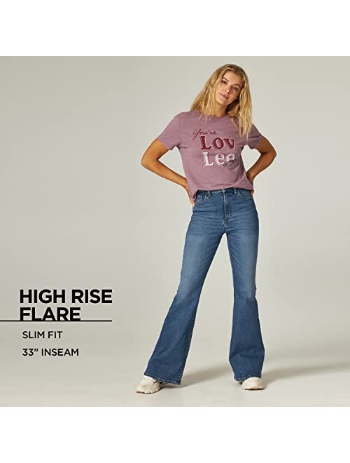 Lee Women's High Rise Flare Jean