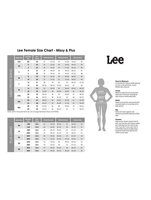 Lee Women's Petite Secretly Shapes Regular Fit Straight Leg Jean