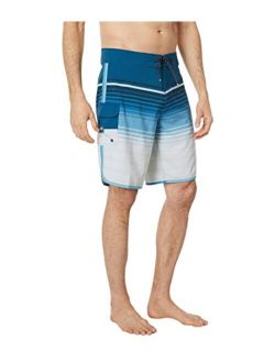 Men's Standard 73 Line Up Pro Boardshorts, 4-Way Performance Stretch, 19 Inch Outseam