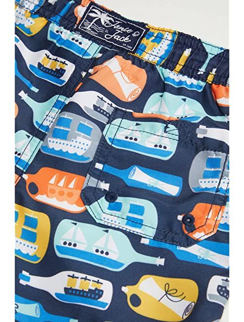 Janie and Jack Printed Swim Trunks (Toddler/Little Kids/Big Kids)