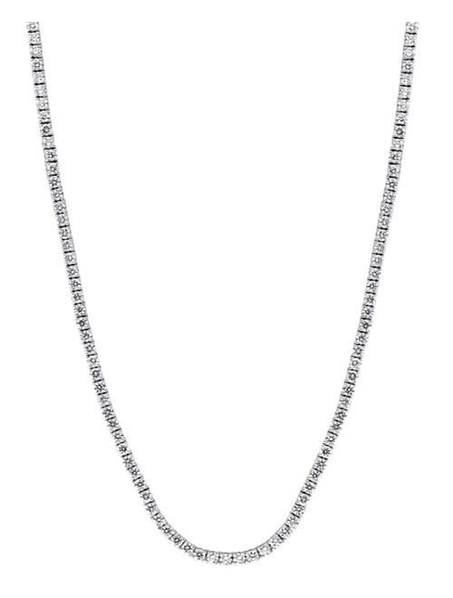 EFFY Collection EFFY® Diamond Tennis 17" Collar Necklace (7-3/8 ct. t.w.) in 14k White Gold