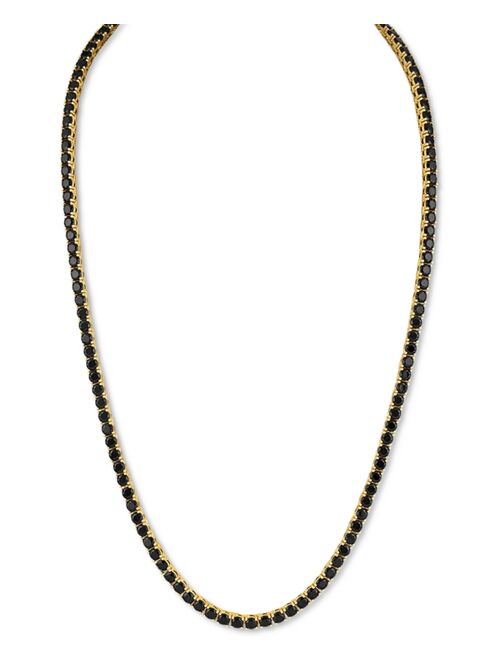 Esquire Men's Jewelry Cubic Zirconia 22" Tennis Necklace (Also in Black Spinel), Created for Macy's