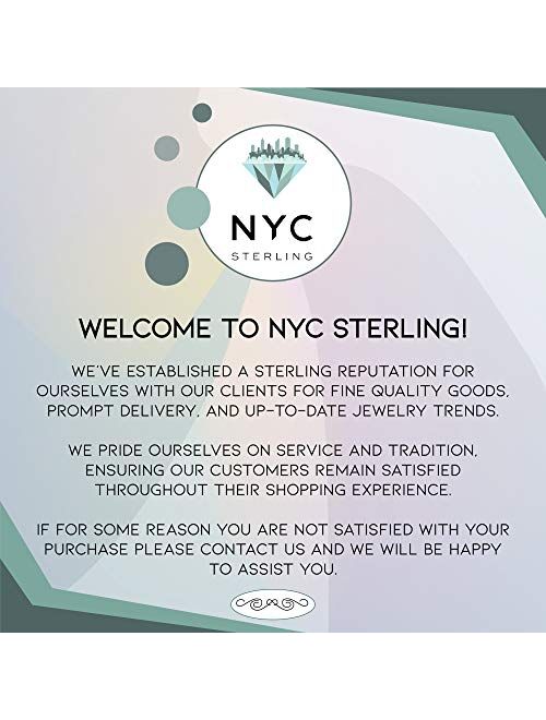 NYC Sterling Women Sterling Silver Cubic Zirconia Anklet Bracelet